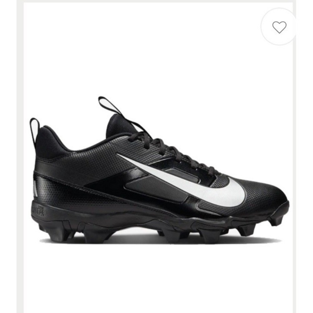 Nike Alpha Menace 4 Shark Football Cleats Mens 14 Wide FQ3875-002 FastFlex Black